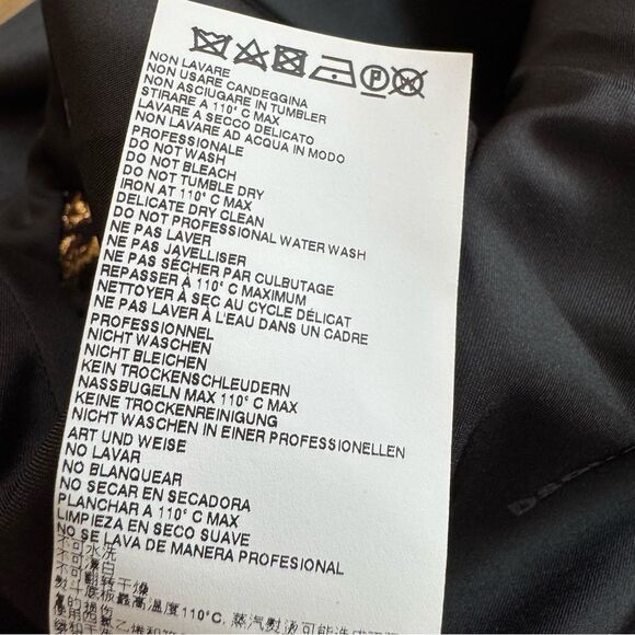 DSQUARED Tuxedo Blazer Size 38 US 2‎ Brocade Metallic Leopard Satin Lapel - Picture 15 of 16